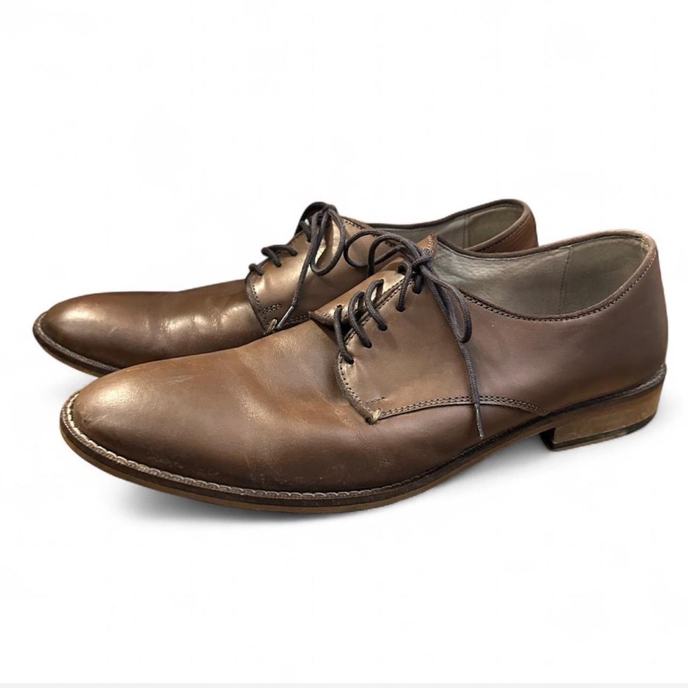 Banana Republic Men Size 11 Brown Leather‎ Oxfords